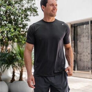 Rhoback Black Athletic T-Shirt